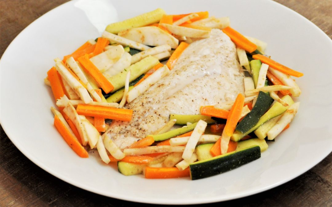 Filet de daurade en papillote