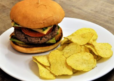 Hamburger maison à la provençale