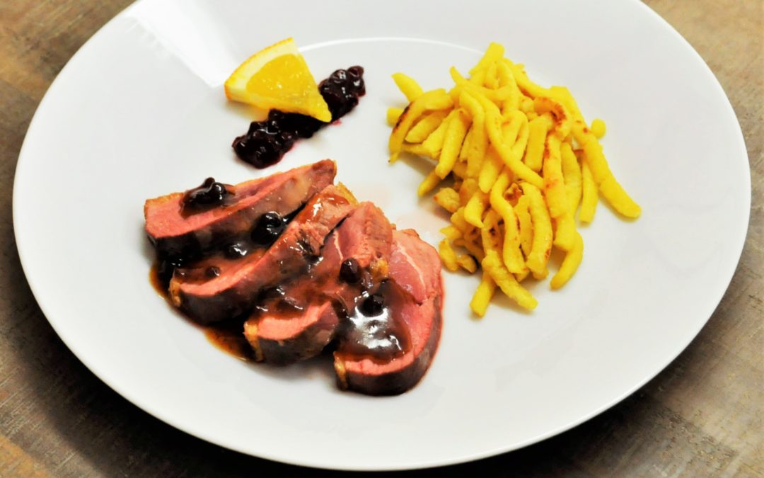 [MENU DE NOËL] – Magret de canard et sauce à l&rsquo;orange