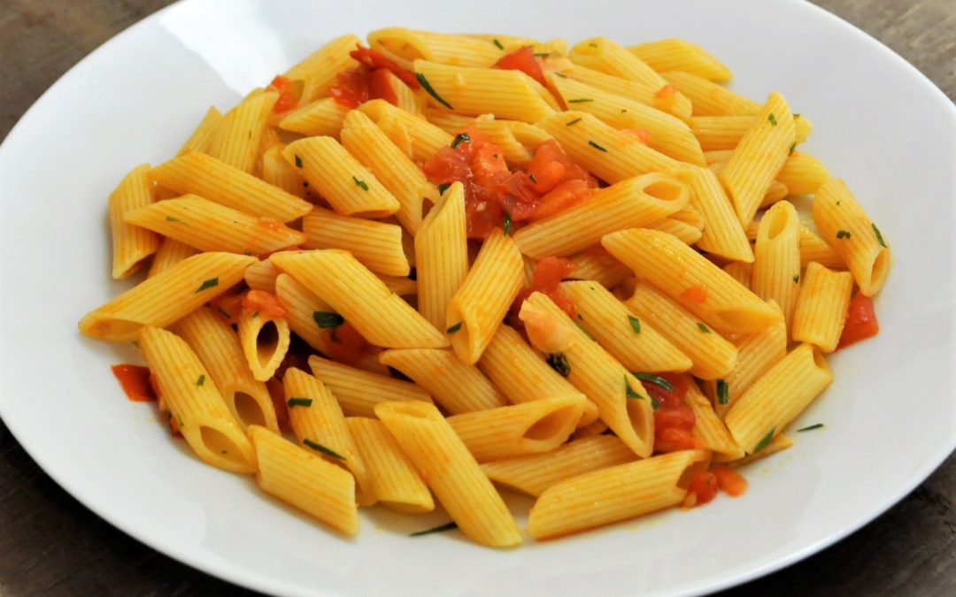 Penne aux tomates et à l&rsquo;estragon