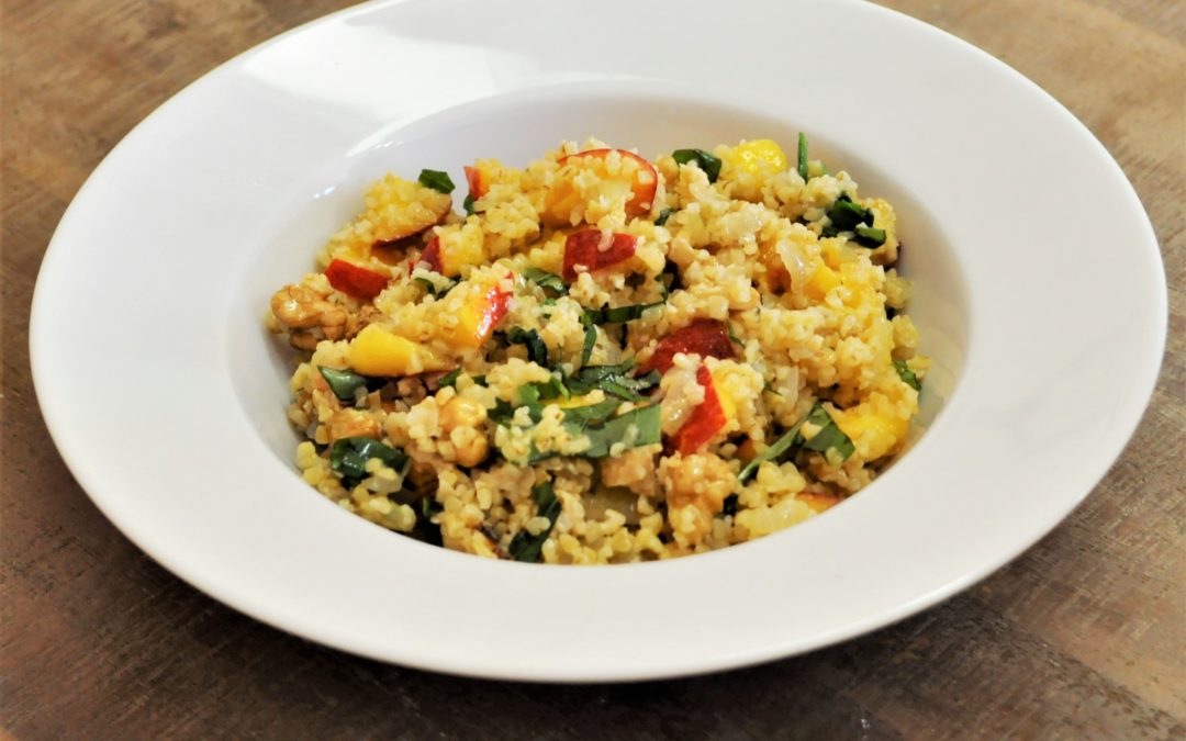 Salade de boulgour à la nectarine