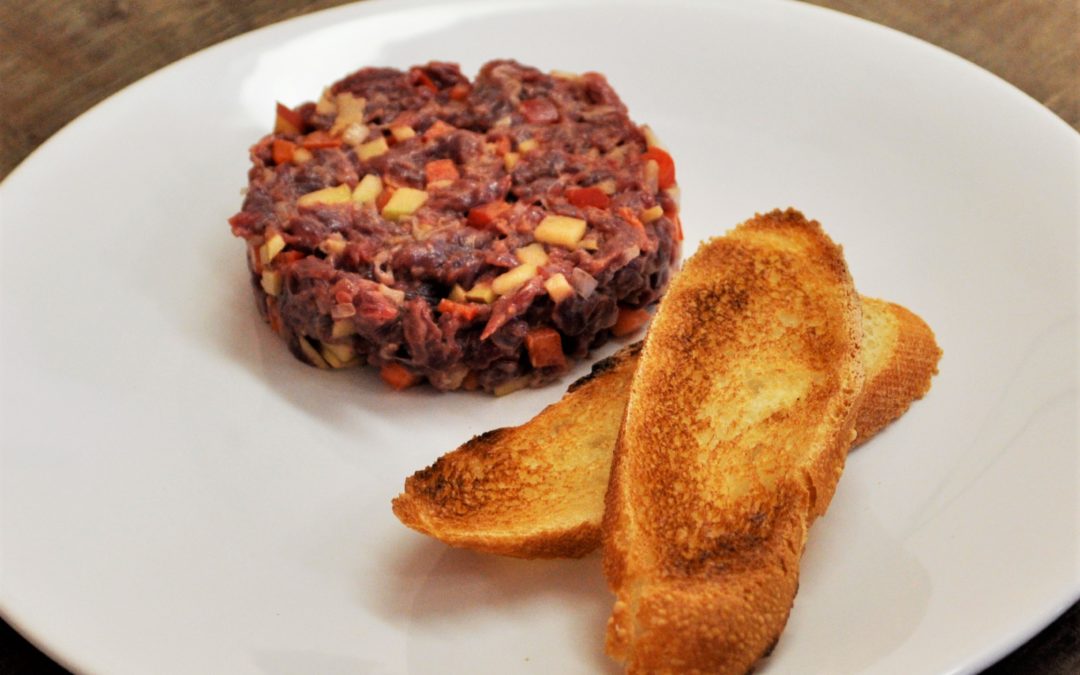 Tartare d&rsquo;autruche