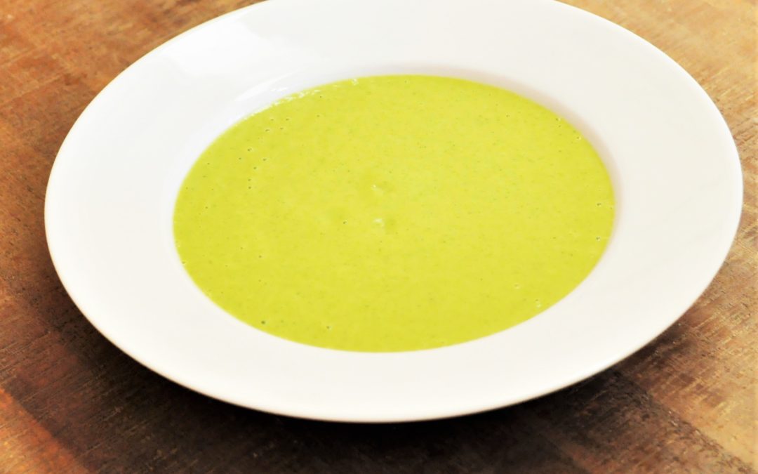 Velouté de brocolis au lait de coco