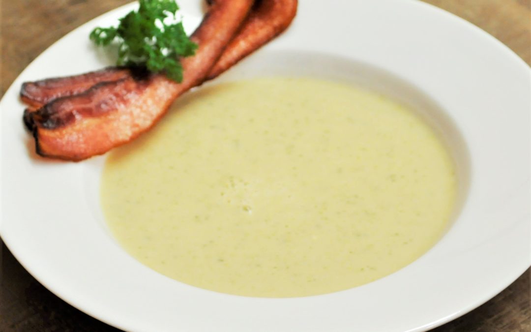Velouté d&rsquo;endives et bacon
