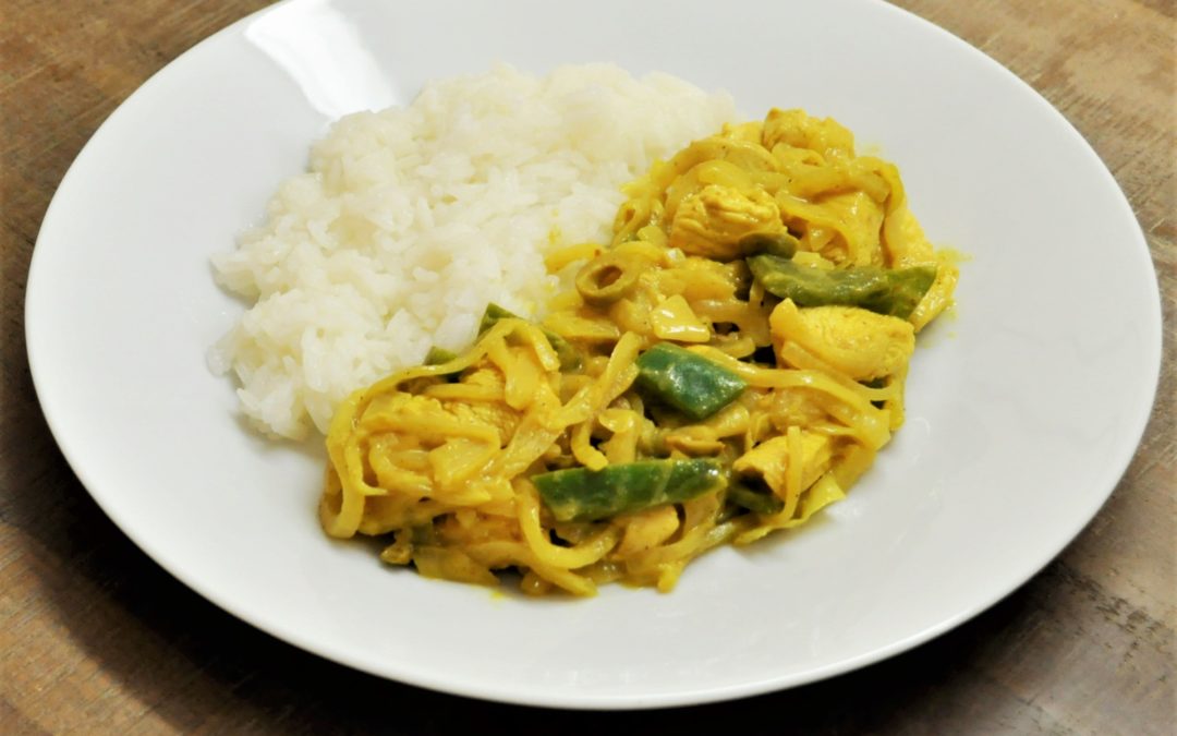 Émincé de poulet façon Yassa