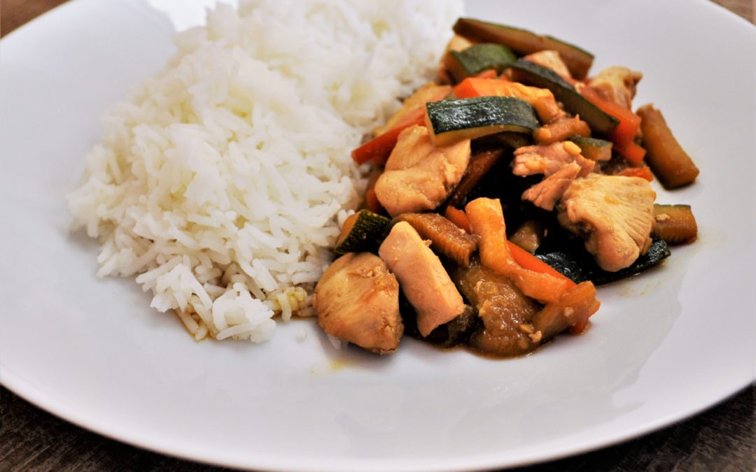 Émincé de poulet à l&rsquo;asiatique